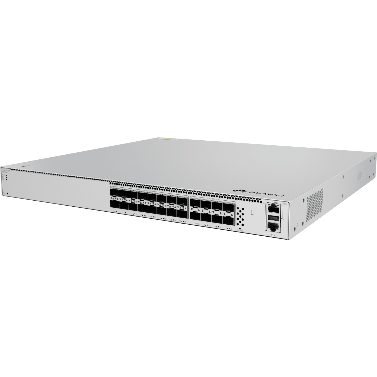 Switch eKit Core para Fibra Óptica Administrable Capa 3 / 16 puertos SFP 10 Gbps + 8 Puertos SFP28 25 Gbps / Capacidad de Conmutación 1,120 Gbit/s / Gestión Gratuita desde la Nube / Sin Licenciamiento / Ruteo Dinamico (RIP, OSPF, IS-
