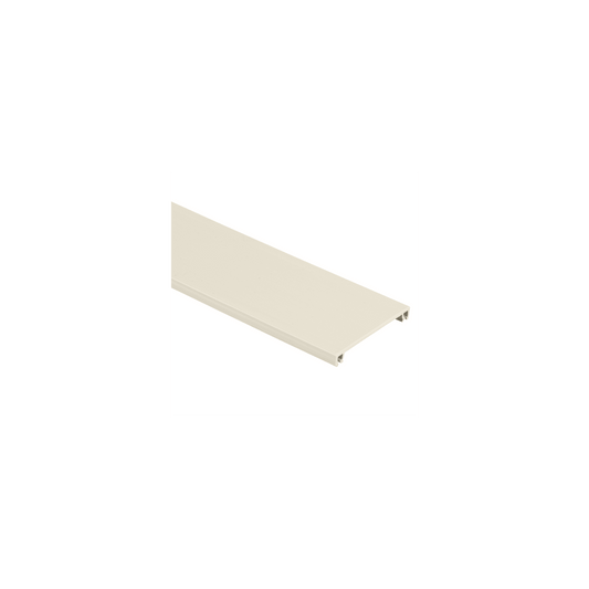 Cubierta para canaleta T-70, de PVC rígido, 70.1 x 9.1 x 1800 mm, Color Blanco Mate