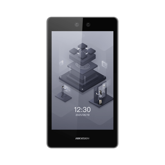 Terminal Facial Min Moe 8" WiFi Touch / Delgada y Estética / 100,000 rostros / Exterior IP65 / HIK-IA