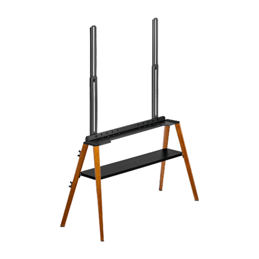 Soporte de TV Easel Studio TV Floor Stand | Compatible VESA 200x200 a 600x400 | Para Pantallas de hasta 75 Pulgadas | Capacidad de Peso 40 kg | Altura Ajustable 905-2590 mm | Incluye Cable Anti-Caída