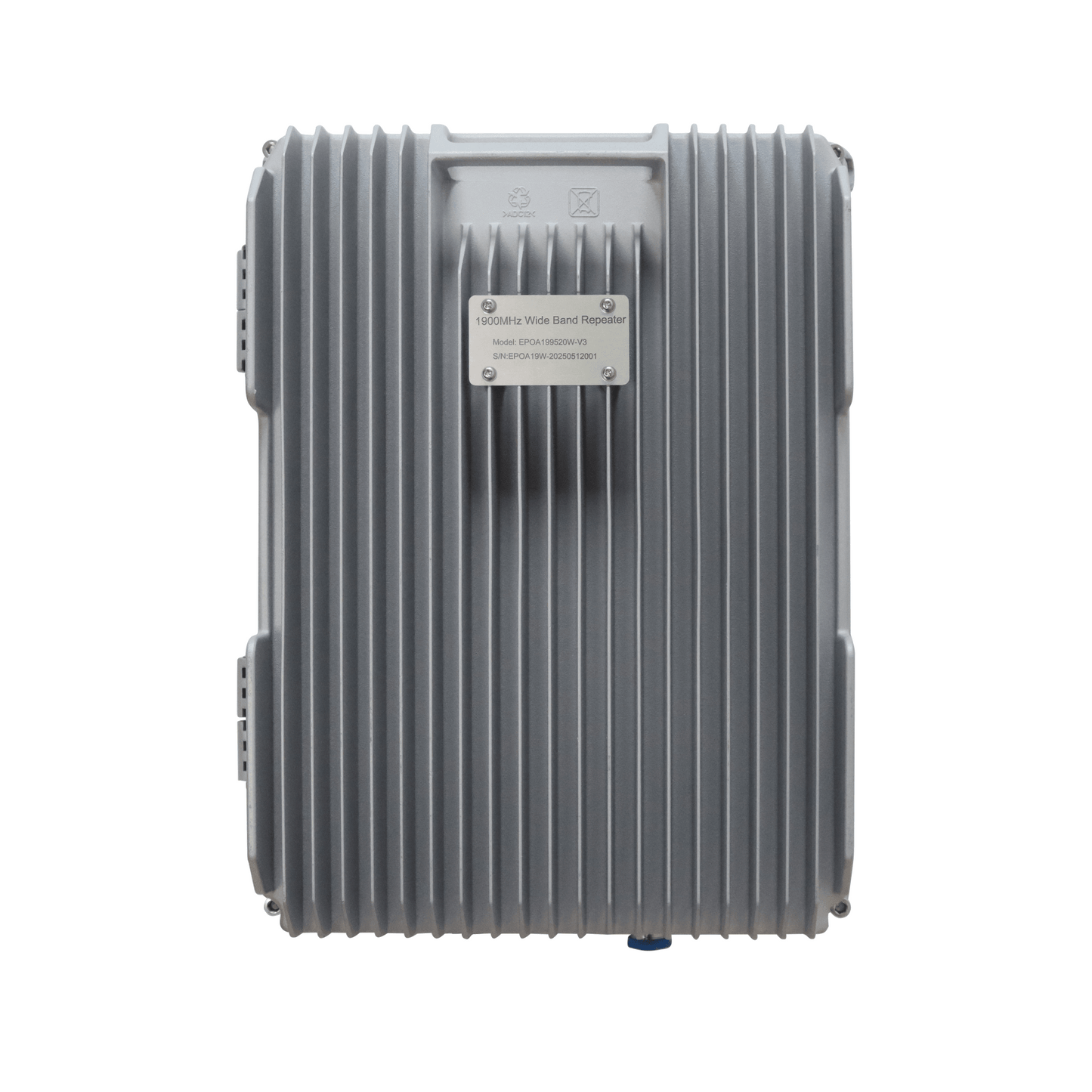 COBERTURA DE HASTA 5 km / Amplificador de Señal Celular / Banda 5, 1900 MHz. / 20 Watts de Potencia / Banda Ancha Multioperador / Protección Autoexcitación / Monitoreo USB / Gabinete IP65.