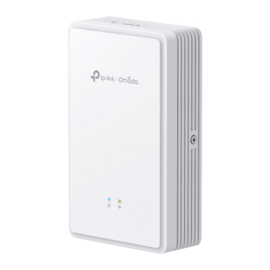 Punto de Acceso GPON Omada / WiFi 6 AX1800 / 1 puerto GPON / 1 Puerto FXS / 2 Puertos 10/100/1000 RJ45 / Mesh Omada / Configuración por Controlador o Stand-Alone / Para Montaje en Pared