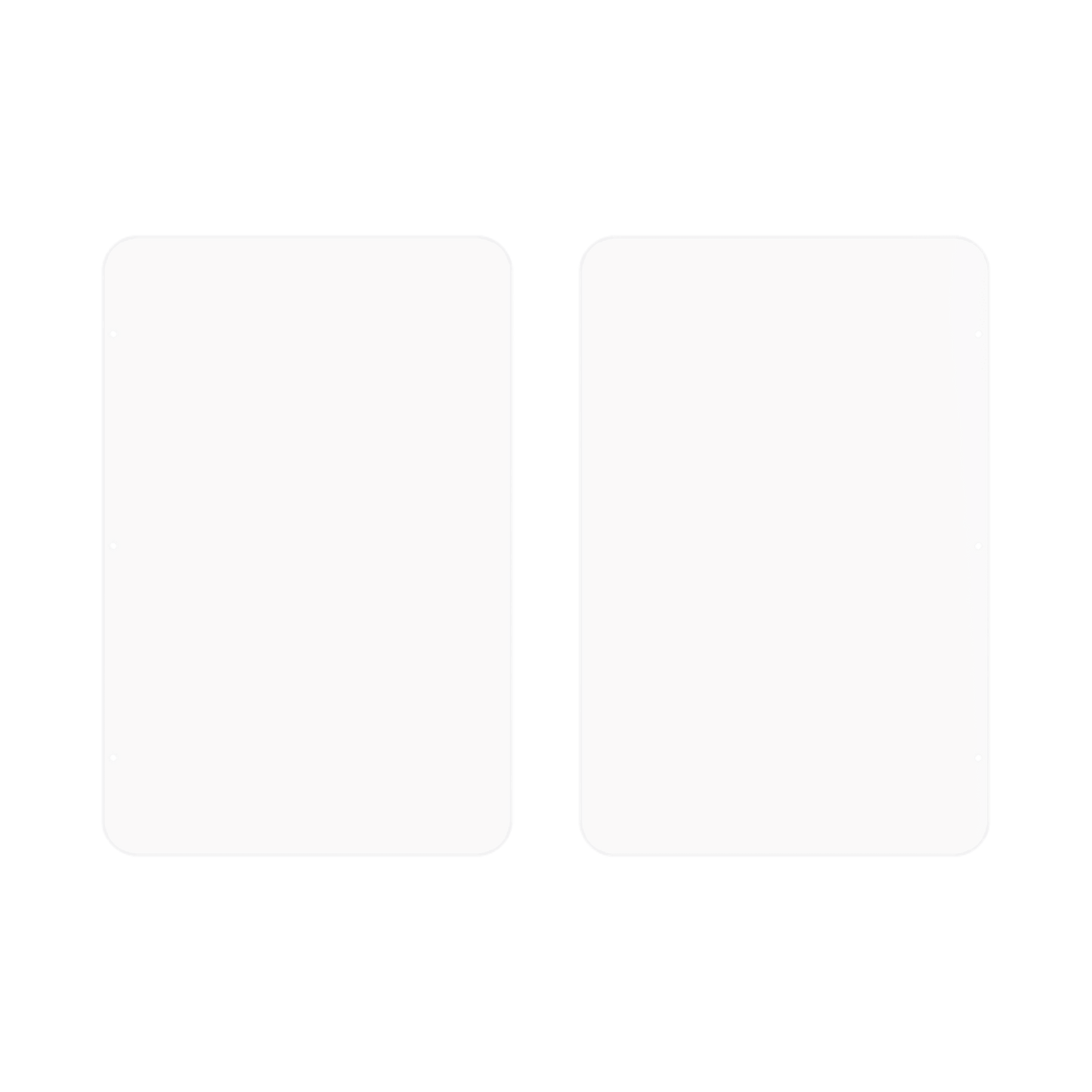 Kit de Repuesto (2 Piezas) de Aletas de Acrílico para Formar Carriles de 65 cms en Torniquetes Series DS-K3B530