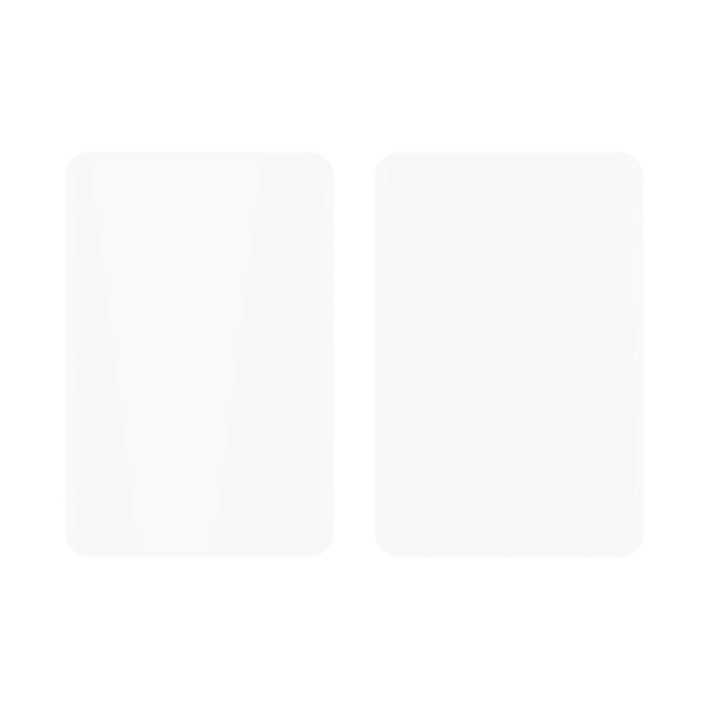 Kit de 2x Aletas de Acrílico para Formar Carriles de 90 cms en Torniquetes Series DS-K6B221TMX