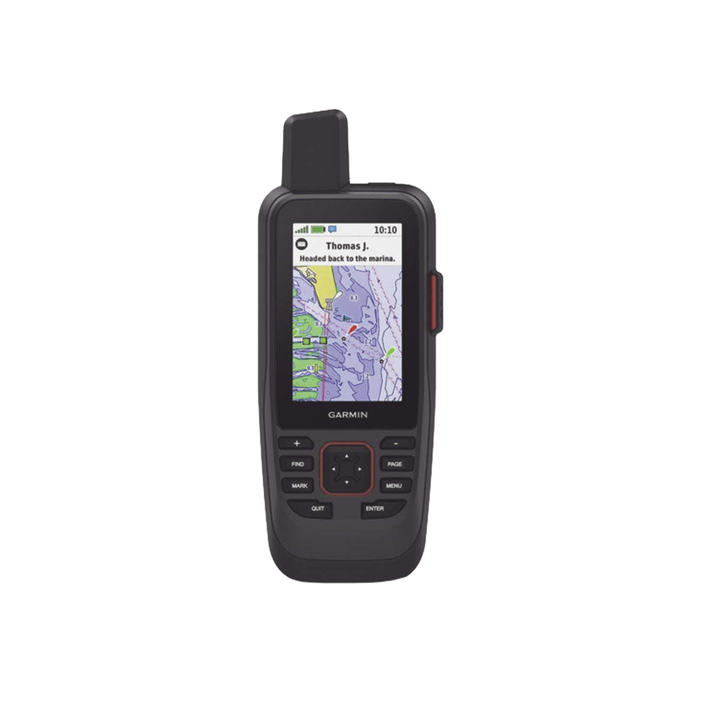 GPS Portátil GPSMAP® 86sci / Pantalla Transflectiva 3" / Resolución 240x400 píxeles / Batería Recargable hasta 35 Horas / Memoria 16 GB / Brújula de Tres Ejes / Compatible con Garmin Connect™ / IPX7 / MIL-