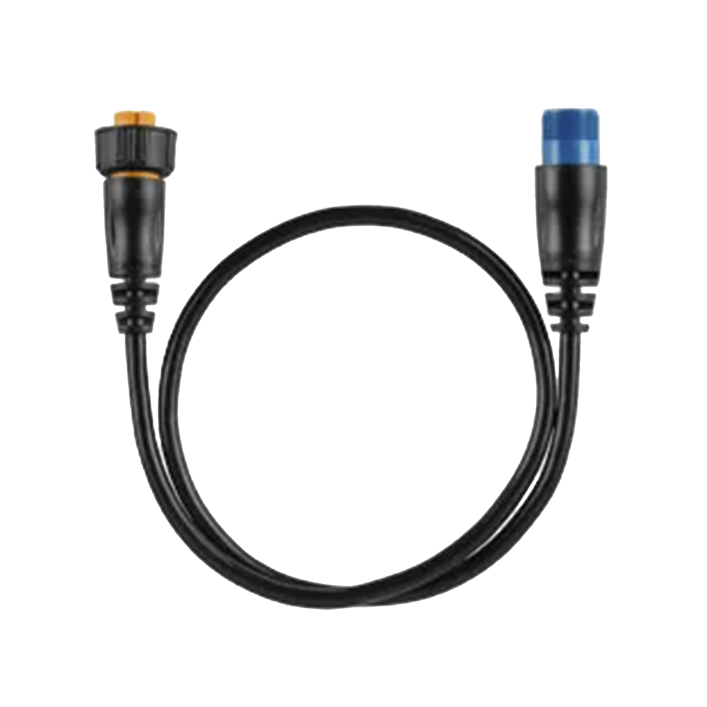 Cable adaptador para conectar un transductor de 8 pines con XID a un puerto de sonda de 12 pines a un dispositivo náutico compatible.