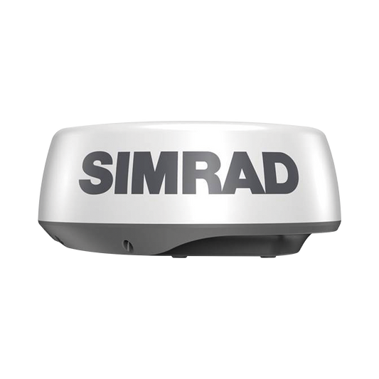 Radar Náutico HALO20 / Tecnología de Compresión de Pulsos / Alcance de 24 Millas Náuticas / Antena Domo de 61 cm / Seguimiento MARPA / Modos Puerto, Altamar y Clima / InstantOn™ / Bajo Consumo Energético