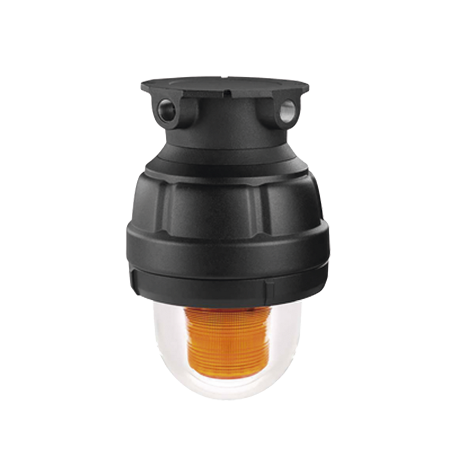 Luz de Advertencia LED color Ámbar a prueba de explosión para uso en Clase I, Div. I, Grupos C y D; Clase I, Div. 2, Grupos A, B, C y D; Clase II, Div. 1, Grupos E, F y G; Clase III, no incluye Montaje