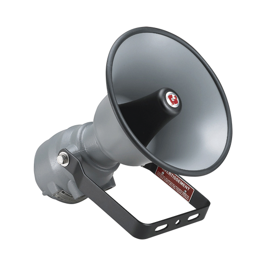 Altavoz amplificado 300X SelecTone® de 15 W a prueba de explosiones, 24VCA/CD, Color Gris