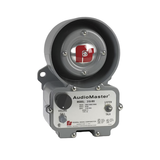 AudioMaster® Intercomunicador bidireccional para ubicaciones peligrosasListado por UL y cUL para Clase I, División 2, Grupo A, B, C y D; Clase II, División 2, Grupos F y G; Clase III