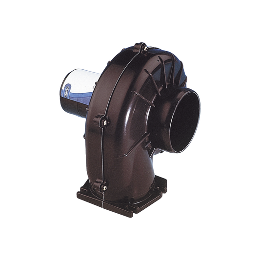 Soplador de ventilación marina de 3 pulgadas con montaje en brida, construido en plástico reforzado