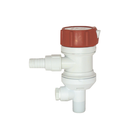 Bomba sumergible para carnada de 500 galones por hora, a 12 Volts de corriente directa.