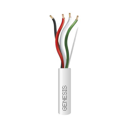 Bobina de 152 Metros / Cable AUDACIOUS / Premium 4 x 14 AWG / Riser / Libre de Oxigeno / Aplicaciones de Audio Profesional