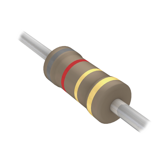 Resistencia Axial de Película de Carbón de 8.2 Ohm, 1/4 Watt, 5%
