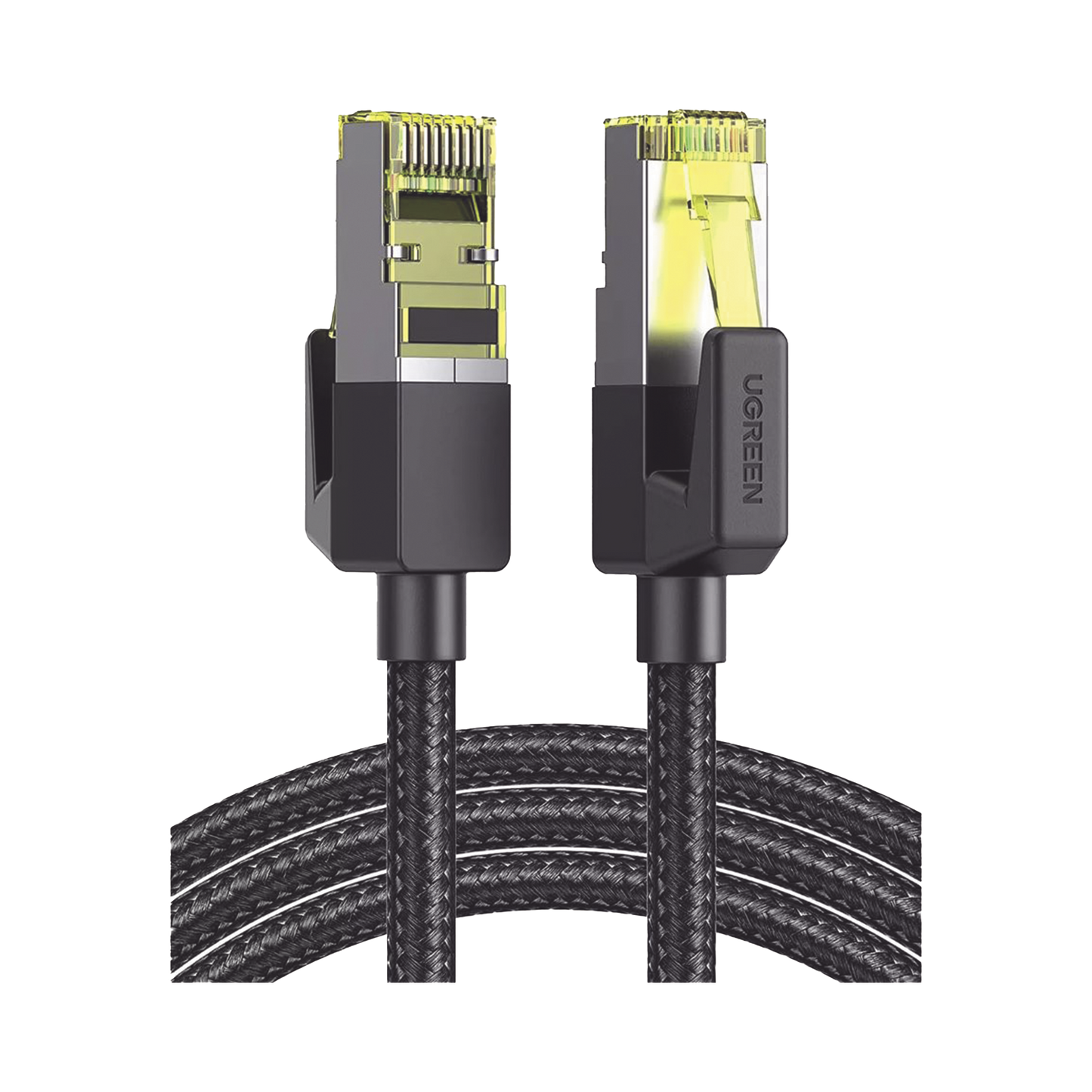 Cable Ethernet Cat7 CLASSâ? F/FTP Redondo con Malla de Nylon 3 Metros
