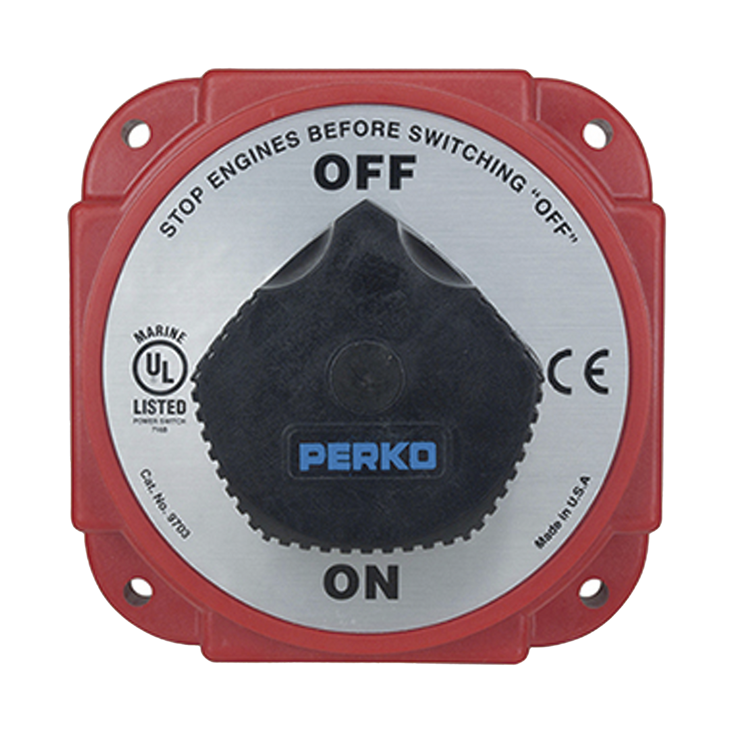 Switch Selector de Batería y Alternador On / Off de Servicio pesado,  para Sistemas Eléctricos Marinos