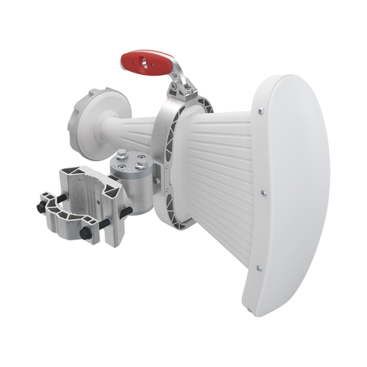 Antena Sectorial Asimétrica de 90° 4900 - 7125 MHz, 15 dBi con soporte mejorado, listas para TwisPort sin pérdida