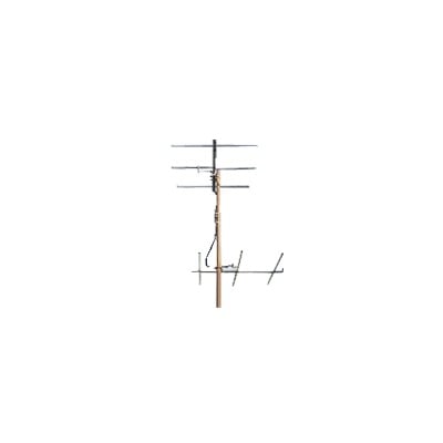 Juego de 2 Antenas Bi-direccionales de 3 elementos para TV, 3 dB, Canal 7