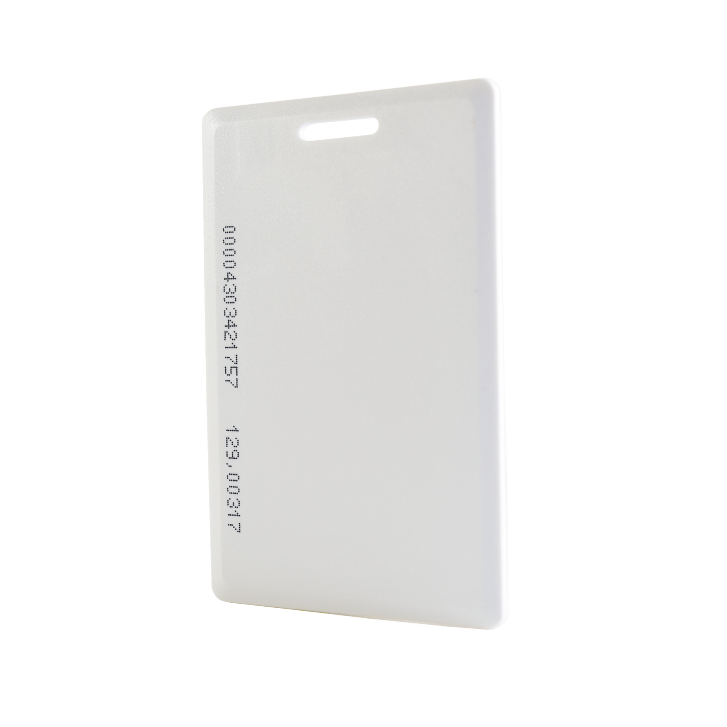 Tarjeta de proximidad estándar, perforada (gruesa), fabricada con el PVC más resistente de la industria