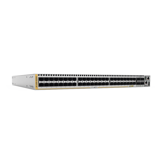 Switch Stackable Capa 3, 48 puertos 1/10G SFP+, 4 puertos 40/100G QSFP28 slot