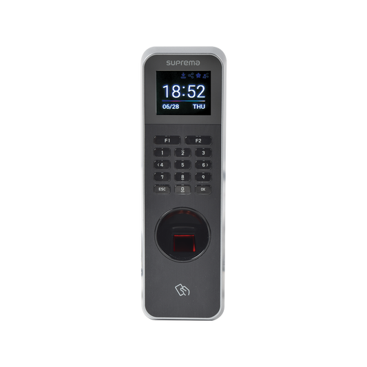 Lector de Huella IP67 Con Teclado y Lector de Tarjetas RFIDNFC y  (125kHz EM, HID Prox &13.56Mhz MIFARE, MIFARE Plus, DESFire/EV1, FeliCa, iCLASS SE/SR),NFC y BLUETOOTH, Uso para Control de Acceso y Asistencia