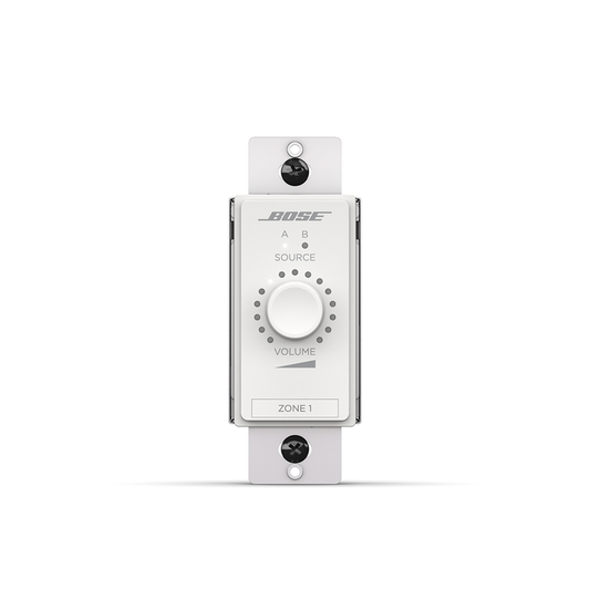 ControlCenter Controlador de volumen y seleccion de fuente (A/B) de zona digital | Blanco