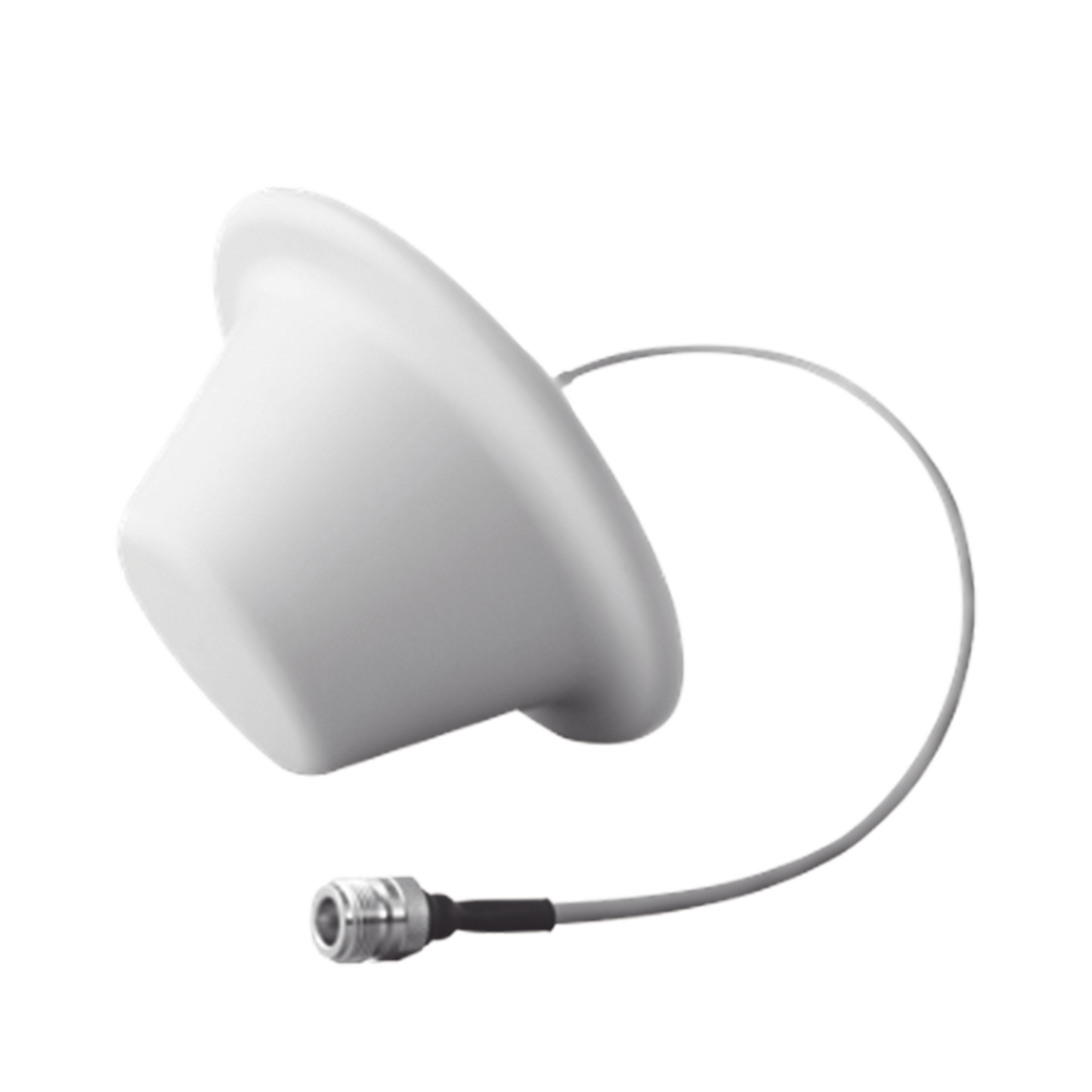 Antena Domo Omnidireccional 698 ~ 960 MHz / 1710 ~ 2700 MHz, 1.5 dBi / 5 dBi, con conector N hembra.