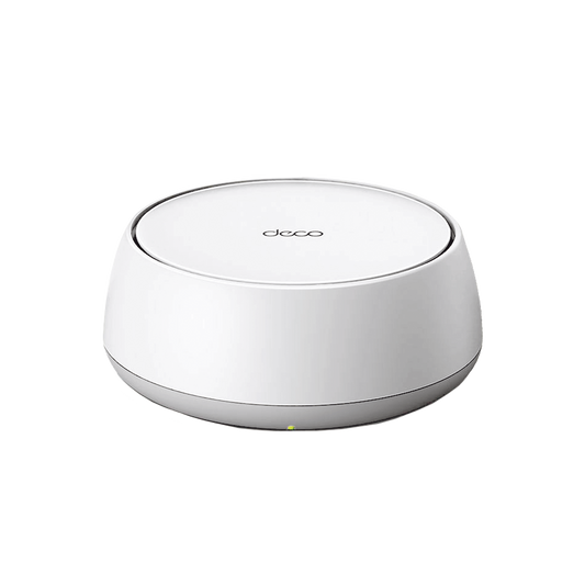 Router Inalámbrico MESH Interior para Hogar / Doble Banda Wi-Fi 7 BE5000 Mbps / 2 Puerto 2.5 Gigabit WAN/LAN / 4 Antenas Internas / Operación Multi-Link MLO / Administración Mediante la App Deco (iOS, Android) / HomeShield