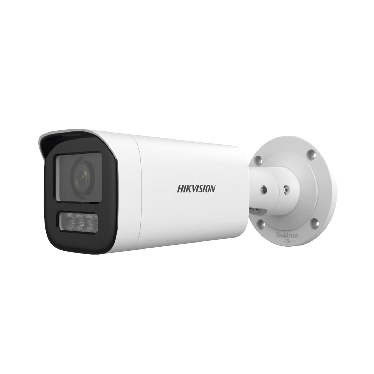 Bala IP 4 Megapíxel / Lente Motorizado 2.8 a 12 mm / Dual Light (50 mts IR + 50 mts Luz Blanca) / ACUSENSE Lite / Microfono Integrado / Exterior IP67 / WDR 120 dB / PoE  / Micro SD