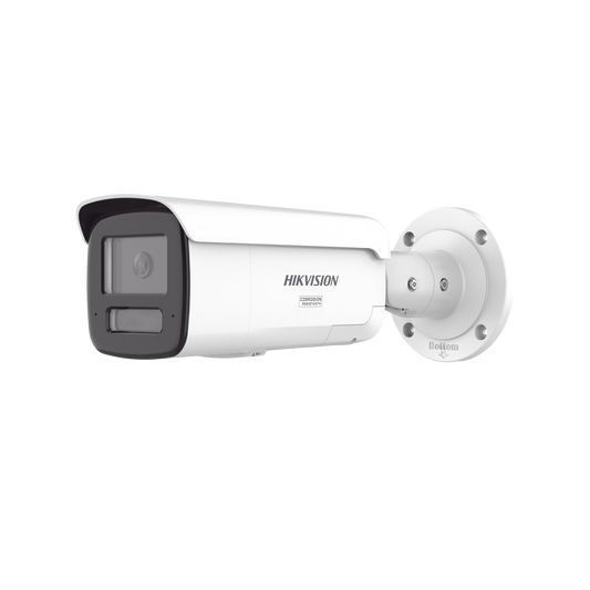 [Dual Light + ColorVu 3.0 + HikAI] Bala IP 4 Megapixel / Lente 4 mm / 60 mts IR + Luz Blanca / Exterior IP67 / WDR 130 dB / ACUSENSE 3.0 / Metal / NEMA 4X / ACUSEARCH