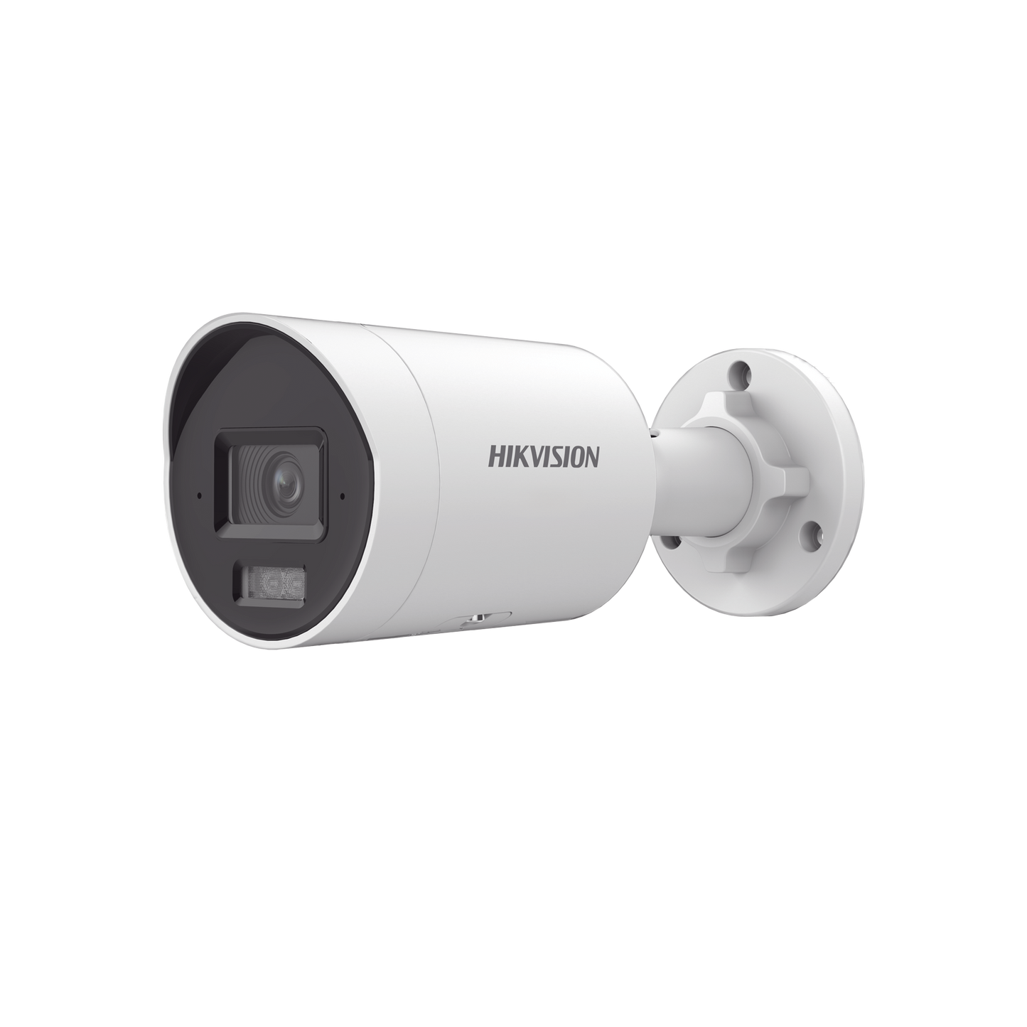 Bala IP 8 Megapixel (4K) / Imagen a Color 24/7 / Lente 2.8 mm / Luz Blanca 40 mts / Exterior IP67 / WDR 130 dB / Entrada y Salida de Audio y Alarma / Captura Facial / ONVIF / Micro SD / Micrófono Integrado