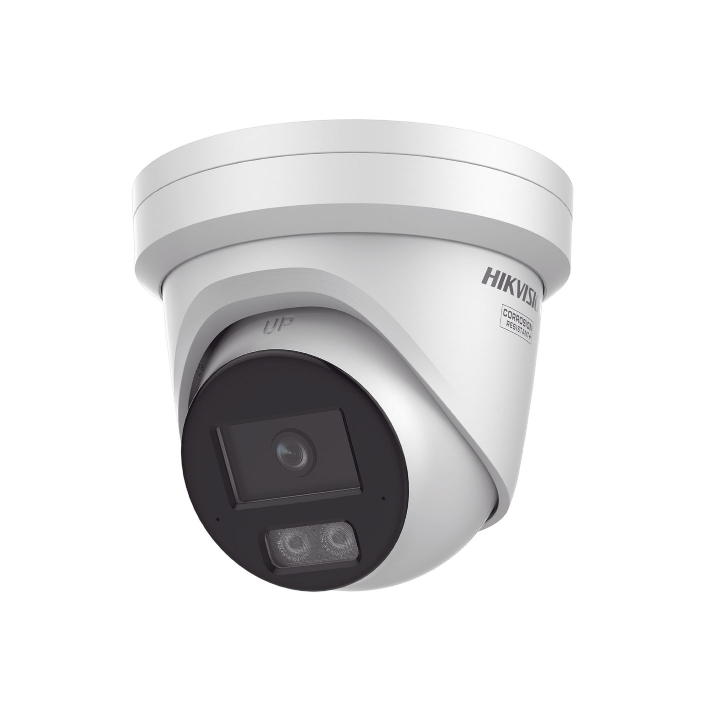 Turret IP 4 Megapixel / Imagen a color 24/7 / Lente 4 mm / Luz Blanca 40 mts / Exterior IP67 / Micrófono Integrado / WDR 120 dB / Audio y Alarma / Onvif / MicroSD