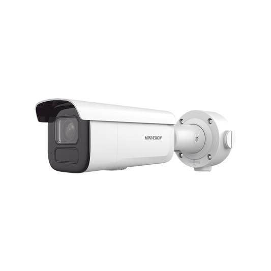 Bala IP 6 Megapixel / Lente Mot. 2.7 a 13.5 mm / 60 mts IR EXIR / Exterior IP67 / IK10 / DARKFIGHTER / PoE+ / Micro SD / Audio y Alarmas I/O / 4 Analíticos: AcuSense, Deteccion Facial, Conteo de Personas por Cruce y Zona