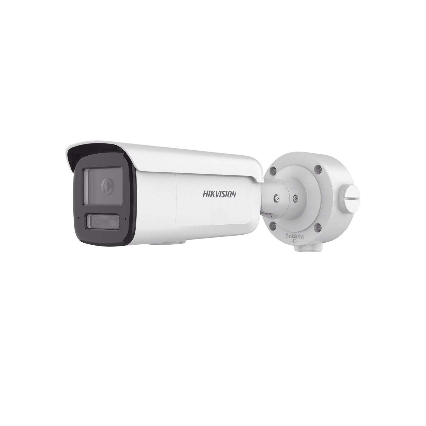 Bala IP 8 Megapixel / Lente 4 mm / Dual Light (60 mts IR + 60 mts Luz Blanca ) / Darkfighter S / Exterior IP67  / WDR 130 dB / 4 Analíticos: AcuSense, Deteccion Facial, Conteo de Personas por Cruce y Zona