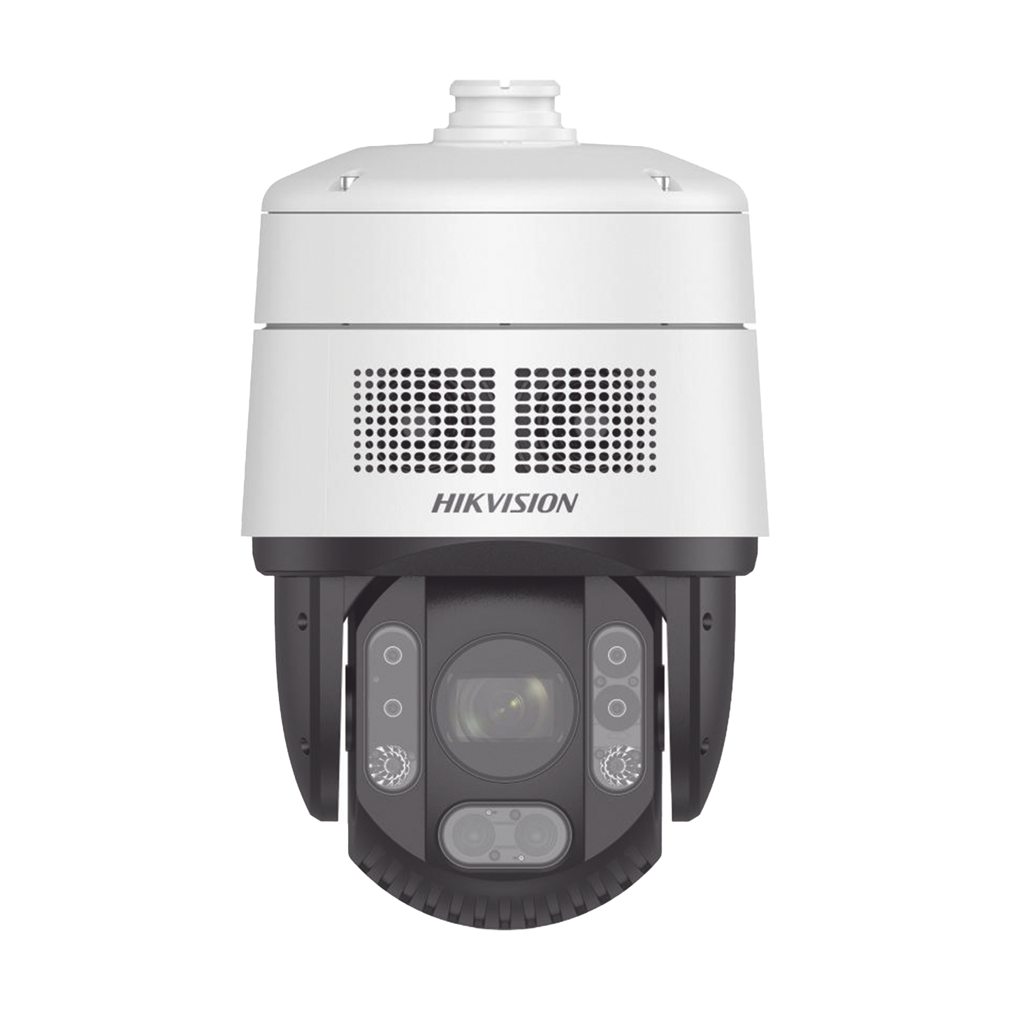 [ PROTECCIÓN ACTIVA ] Domo PTZ IP 4 Megapixel / 32X Zoom / 200 mts IR / Potente Alerta Audible y Luz Estroboscópica hasta 100 Metros / ACUSENSE / IP67 / IK10 /  / Autoseguimiento 2.0 / Hi-PoE / DARKFIGHTER / Rapid Focus / Micro SD
