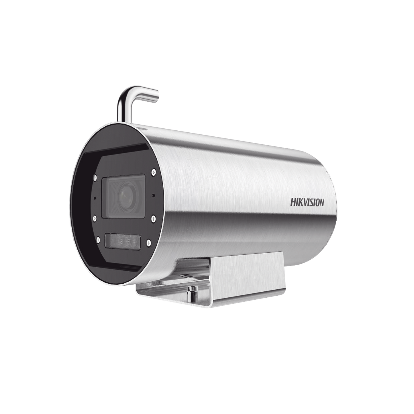 Bala IP 8 Megapixel / Lente Mot. 2.8 a 12 mm / Acero Inoxidable (304) / Altas Temperaturas (250°C) / Refrigeración por Agua / IP68 / Dual Light (30 mts IR + 20 mts Luz Blanca) / WDR 120 dB / ONVIF / PoE+ / Alarmas I/O / ACUSENSE