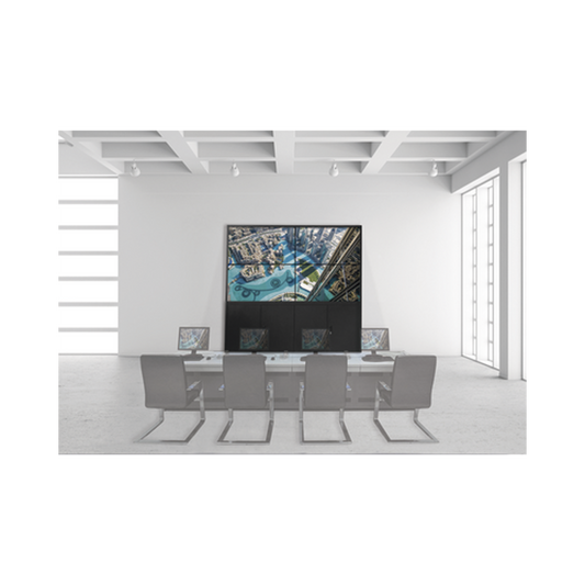 Kit Videowall 2X2 / Incluye 4 Pantallas de 55" / Decoder / Base de Piso / Accesorios de Instalación