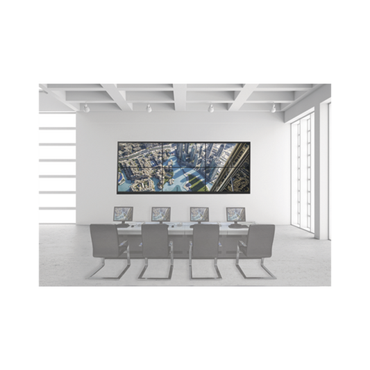 Kit Videowall 3X2 / Incluye 6 Pantallas de 55" / Decoder / Base de Pared / Accesorios de Instalación