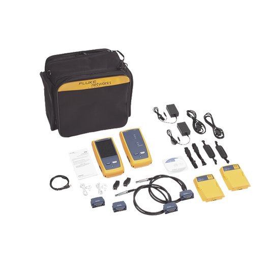 Certificador DSX-5000 para Cable de Cobre Cat5e, Cat6 y Cat6A, Precisión de Nivel V (1 GHz), Con WiFi Integrado y Pantalla LCD de 5.7 in, Versión Internacional