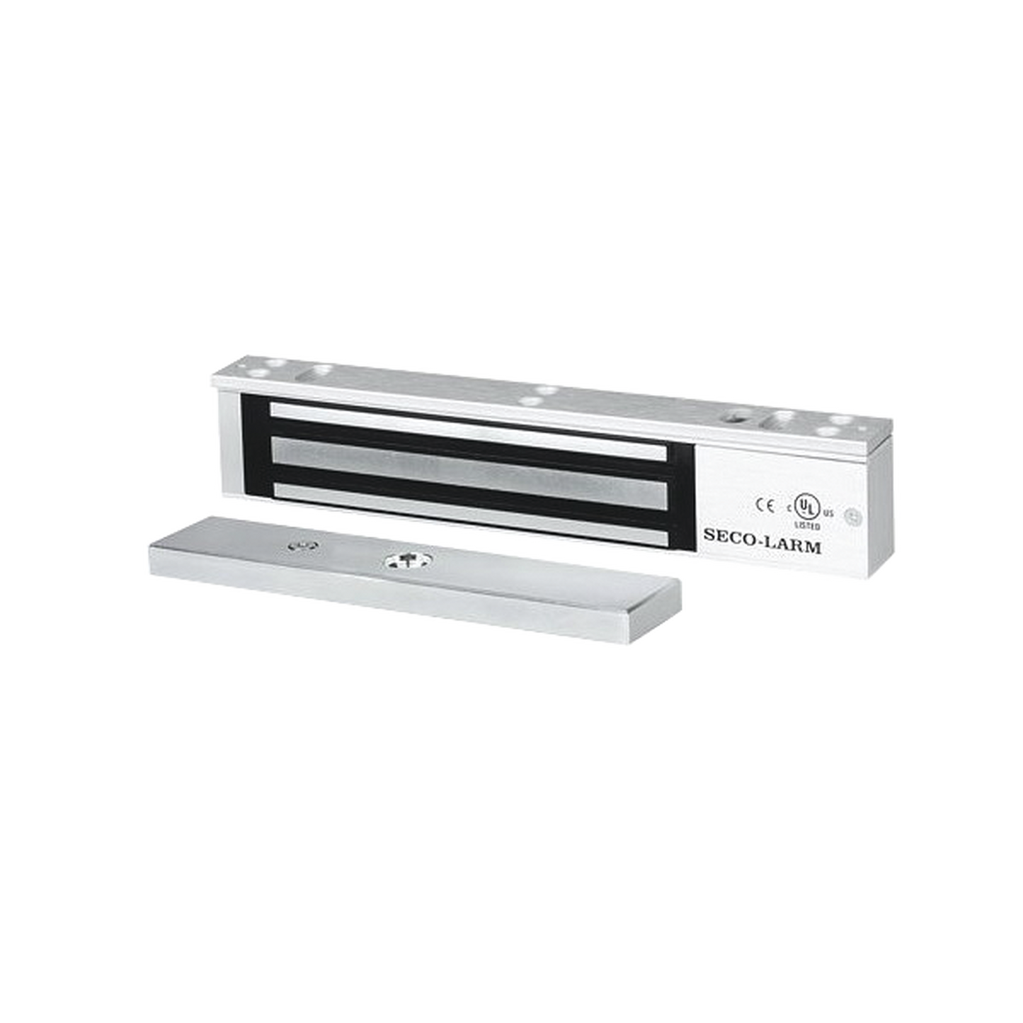 Chapa Magnética 600 lbs con LED /  Sensor de Estado de Unión / Sin Magnetismo Residual / Uso Interior.