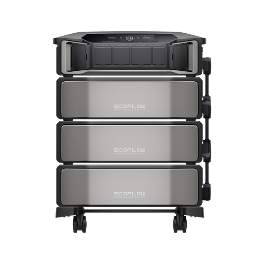 Estación de Energía Delta Pro Ultra 7.2kW para Respaldo Residencial, Incluye Batería de Litio LFP 6kWh (18kWh Totales), Sincronización para Mayor Potencia, Carga Solar Hasta 4000W, Capacidad de Trabajo Online (0ms)