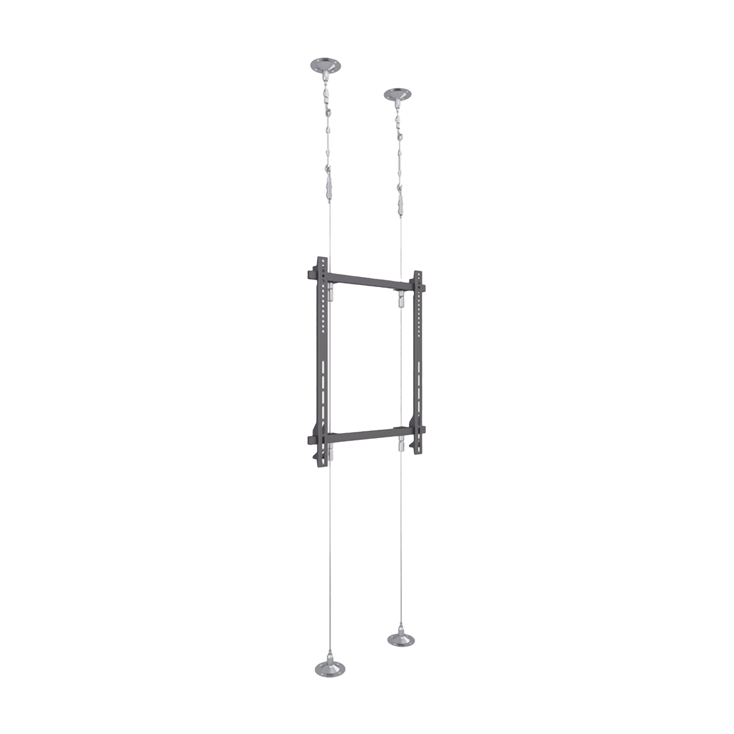 Montaje Cableado de Acero| Suelo a Techo| Capacidad Máx. de Carga 30kg| Para Pantallas de 32" ~ 75"| VESA 400 x 600