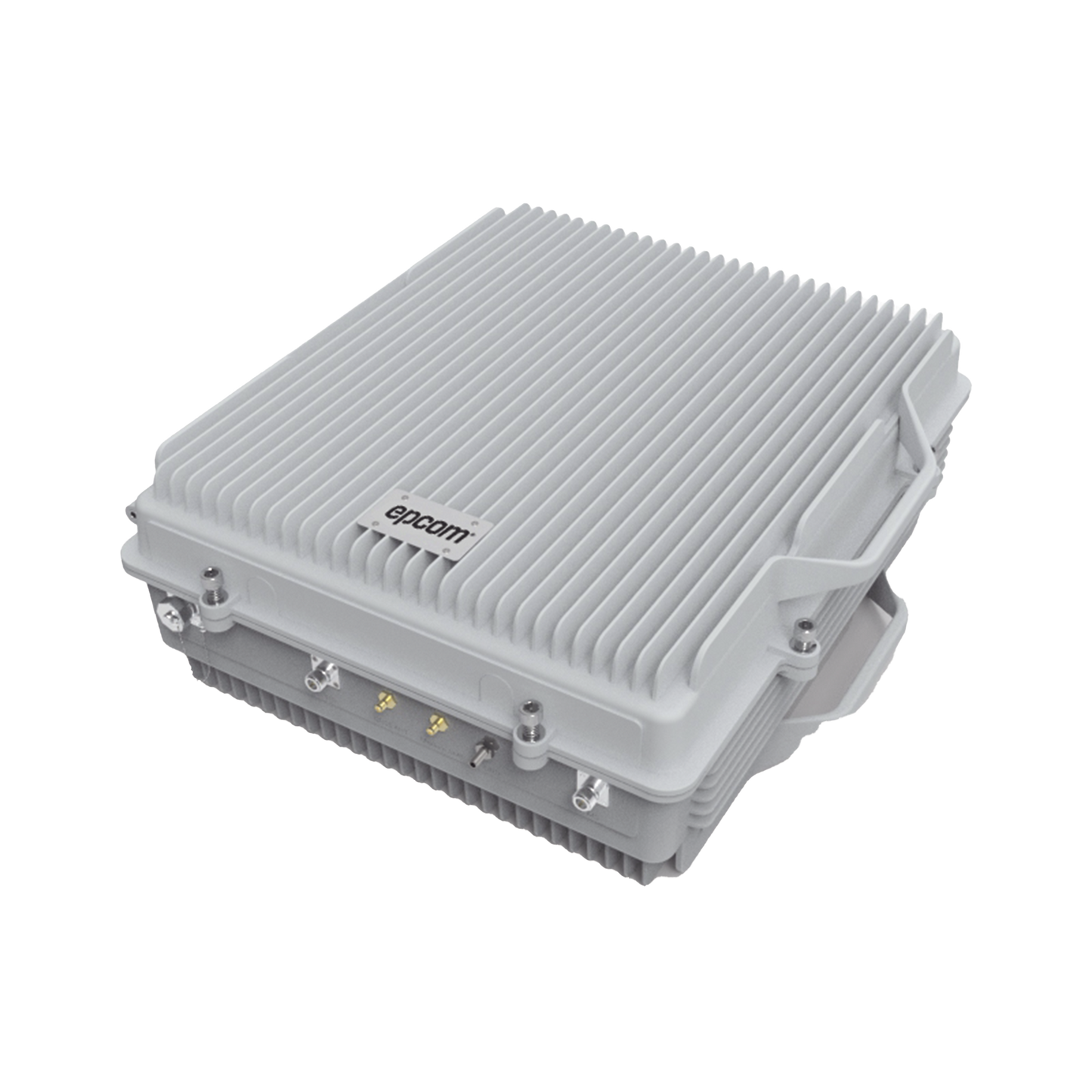 (HASTA 4 KILÓMETROS) Amplificador de Señal Celular 4G de ALTA POTENCIA: Especial para Crear una Zona Celular en Áreas Rurales o Comunidades Alejadas. 95 dB de Ganancia, 20 Watts de Potencia, 1700/2100 MHz.