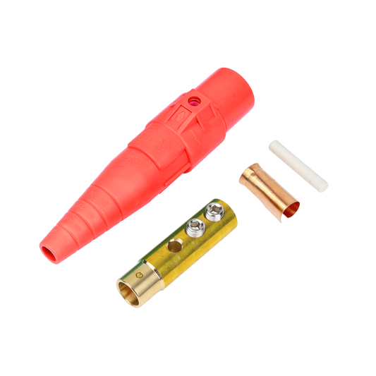 Conector camlock  400 AMPERES HEMBRA COLOR ROJO