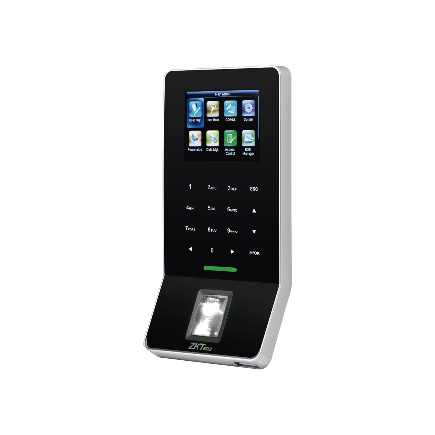 Lector Biométrico de Huella / MIFARE®   / 3000 Usuarios / ADMS Gratis / Teclado táctil