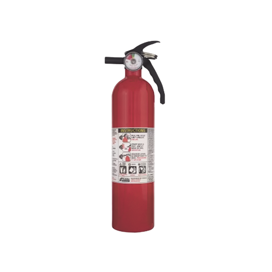 Extintor Desechable de Polvo Químico Seco â?? Fuegos Clase A, B y Câ?? Soporte Metalico â?? Pieza de 2.5 lb