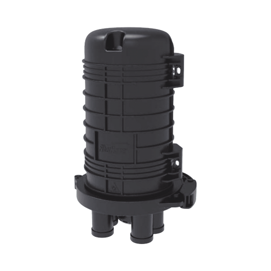 Caja de Distribución de Fibra Óptica Vertical tipo Domo, hasta 48 empalmes, Exterior, IP68