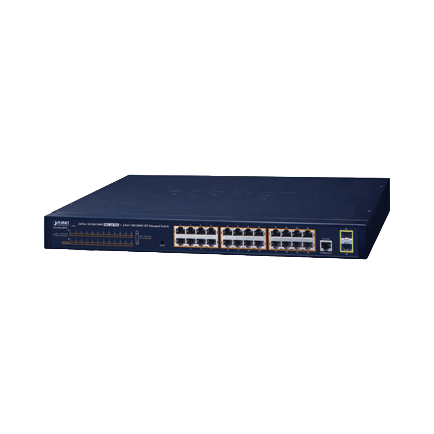 Switch PoE Administrable Capa 2 / 24 Puertos10/100/1000BASE-T / 2 SFP 100/1000BASE-X / POE 802.3af/at