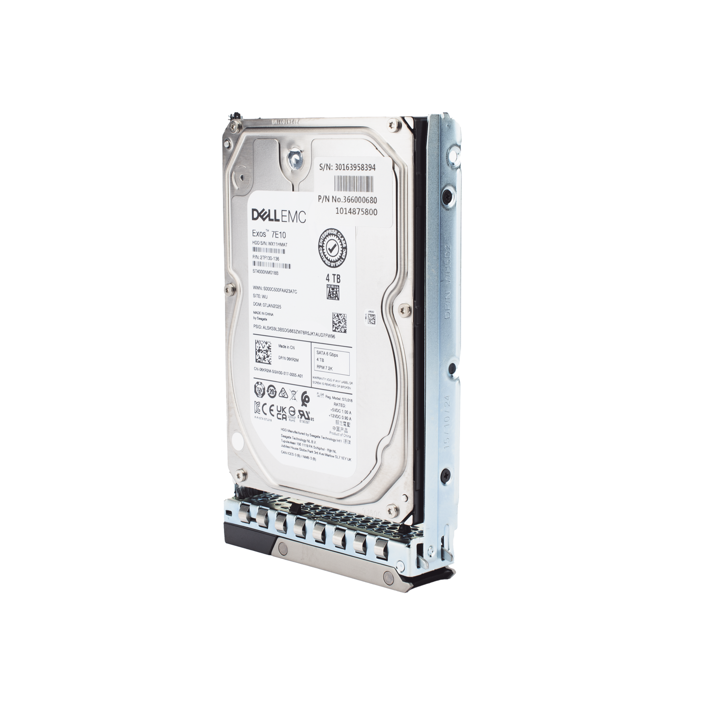 Disco Duro Enterprise 3.5" 4 TB / Hikvision (DELL)/ 7200 RPM / SATA / Alto Rendimiento / Recomendado para Servidores Hikvision