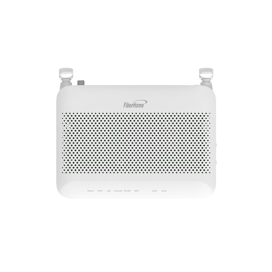 ONU GPON WiFi (2.4/5 GHz), 2 antenas de 5 dBi, Compatible con OLT de Terceros, MIMO 2x2, 2 Puertos Gigabit, conector SC/UPC, (Gestión WAN desde la Interfaz de la ONU)